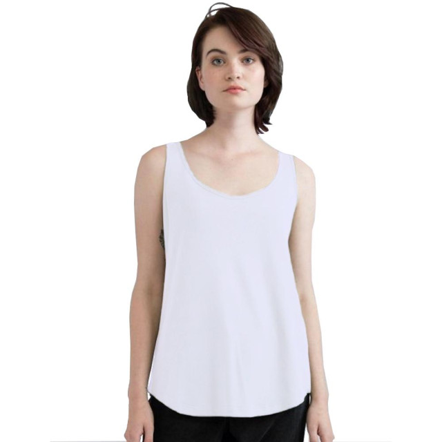 Mantis Dames losjes geschikt mouwloos vest topje UTFK470_white large