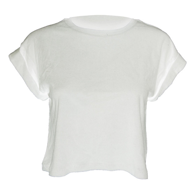 Mantis Dames / dames crop top / t-shirt met korte mouwen UTFK471_white large