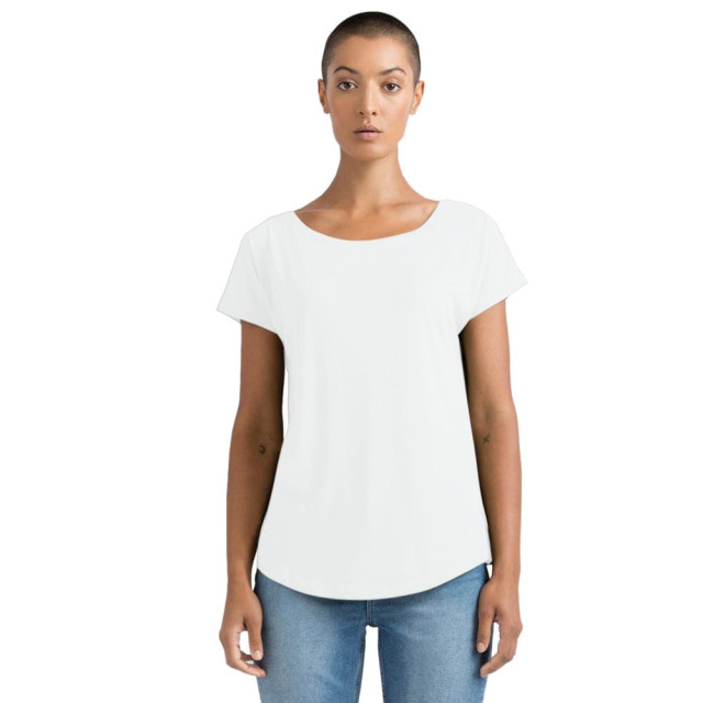 Mantis Dames loszittend t-shirt met korte mouwen UTFK469_white large