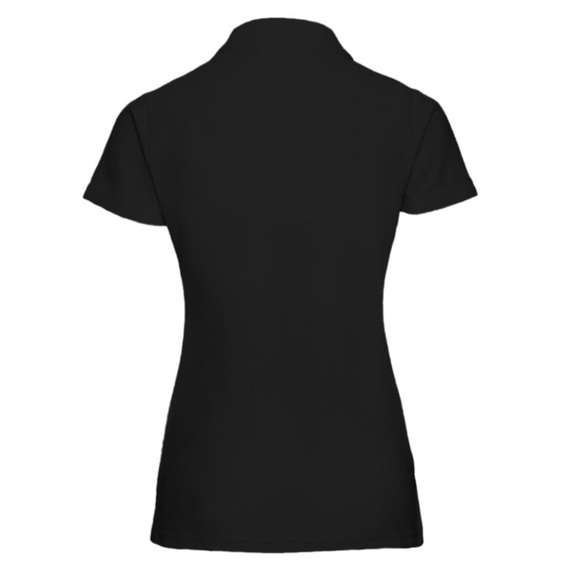 Jerzees Colours Dames 65/35 poloshirt met korte mouwen en harde kraagpijpen UTFK700_black large