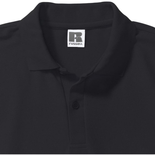 Jerzees Colours Russell mens klassiek poloshirt met korte mouwen van katoen UTFK701_black large