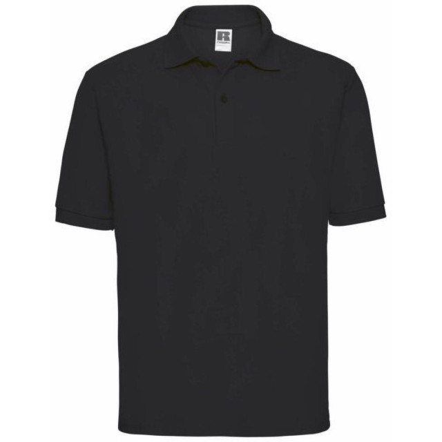 Jerzees Colours Russell mens klassiek poloshirt met korte mouwen van katoen UTFK701_black large