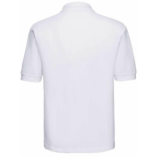 Jerzees Colours Russell mens klassiek poloshirt met korte mouwen van katoen UTFK701_white large