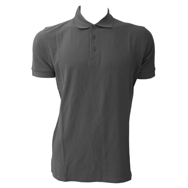 Jerzees Colours Heren ultieme katoenen korte mouw poloshirt UTFK707_titanium large