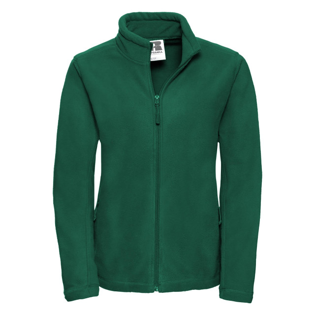 Jerzees Colours Russell kleuren dames full zip openlucht fleece jasje UTFK713_bottlegreen large