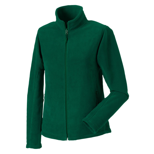 Jerzees Colours Russell kleuren dames full zip openlucht fleece jasje UTFK713_bottlegreen large