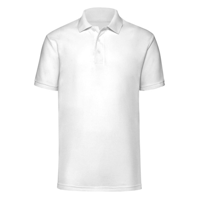 Jerzees Colours Heren ultieme katoenen korte mouw poloshirt UTFK707_white large