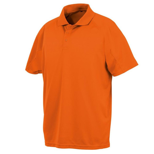 Spiro Impact Impact mens performance aircool polo t-shirt UTFK837_floroorange large