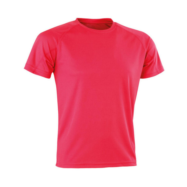 Spiro Impact Heren impact aircool t-shirt UTFK1512_fluorescentpink large