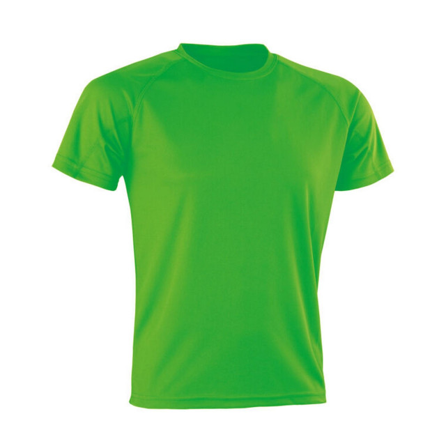 Spiro Impact Heren impact aircool t-shirt UTFK1512_fluorescentgreen large