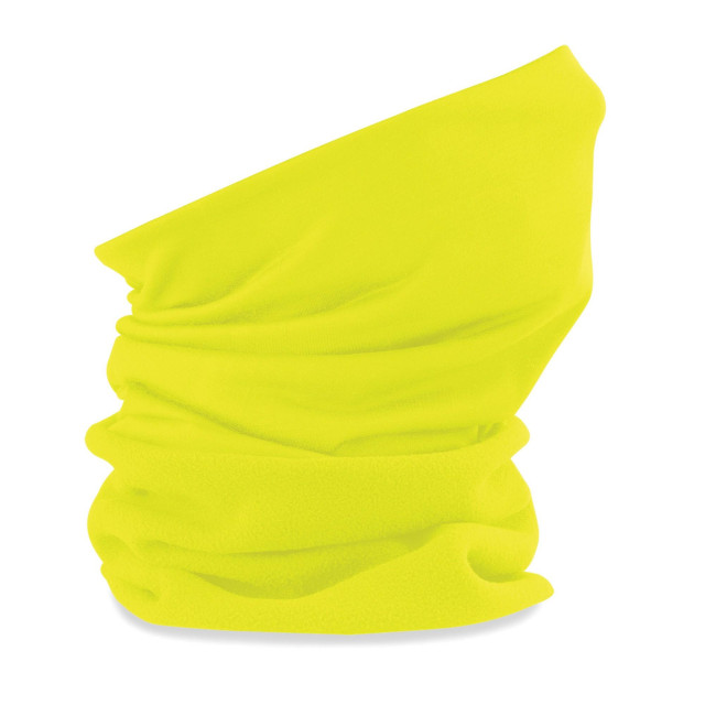 Beechfield Volwassen uniseks morf supafleece nekwarmer UTFK1451_fluorescentyellow large