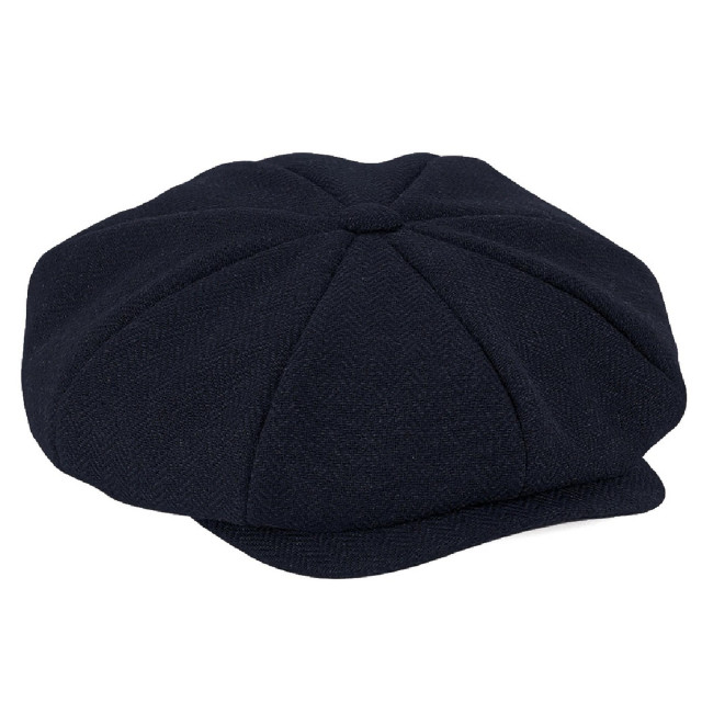 Beechfield Unisex volwassenen erfgoed baker boy cap UTFK1218_navyherringbone large