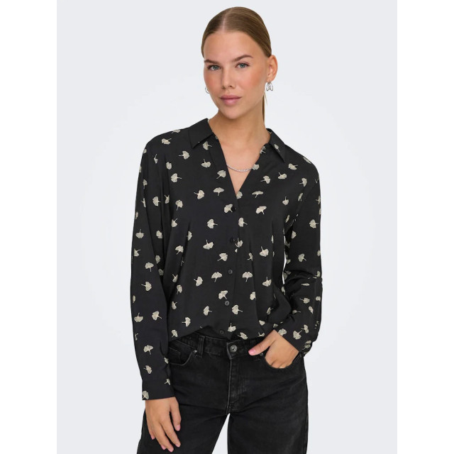 Jacqueline de Yong Camille l/s loose v-neck shirt 15339012 large