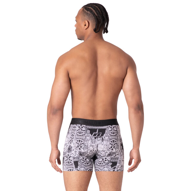 Muchachomalo Heren 2+2-pack boxershorts print/effen CDOUTLT227-228 large