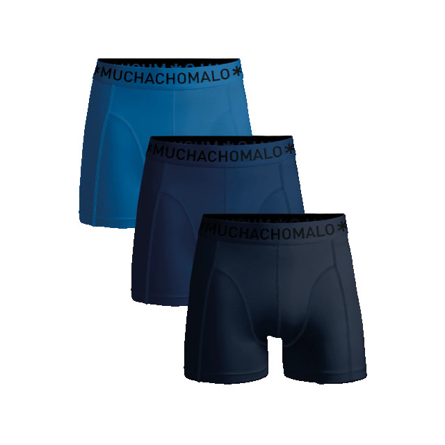 Muchachomalo Jongens 3-pack boxershorts U-SOLID1010-1108J large