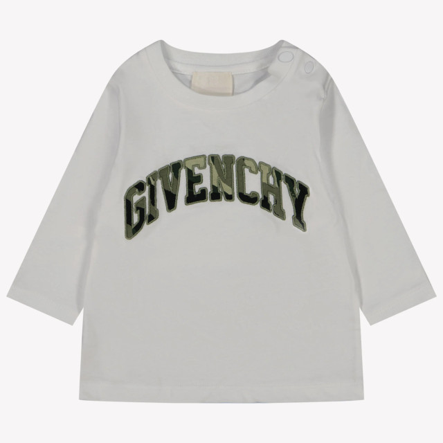 Givenchy Baby jongens t-shirt <p>H3047810P10PWHITE large