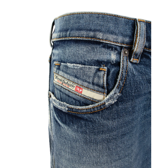 Diesel Heren d-strukt slim fit jeans A03558-09F16-Blauw large