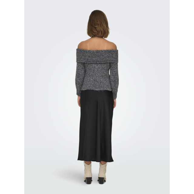Only Onlmarie ls off shoulder knt antraciet 4219.85.0011 large Only Onlmarie ls off shoulder knt antraciet 4219.85.0011 large