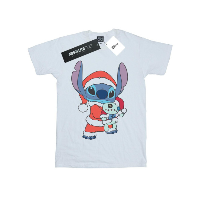 Li-cense Disney heren lilo en stitch kerstmis t-shirt UTBI19702_white large
