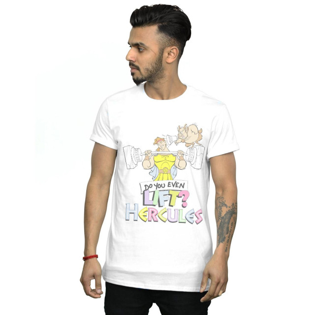 Li-cense Disney heren hercules lift je wel? t-shirt UTBI19539_white large