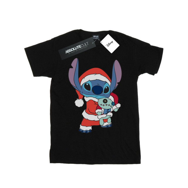 Li-cense Disney heren lilo en stitch kerstmis t-shirt UTBI19702_black large