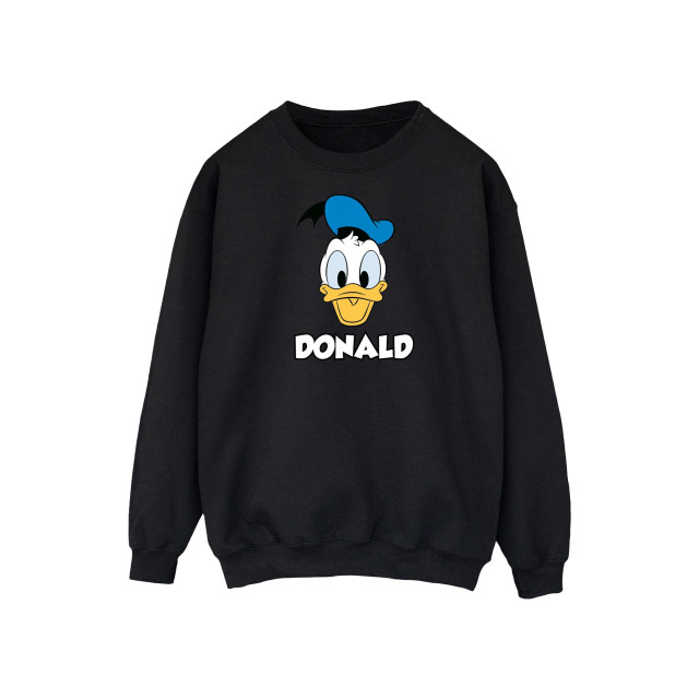 Li-cense Disney heren donald duck gezicht sweatshirt UTBI1860_black large