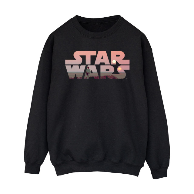 Li-cense Star wars dames tatooine logo sweatshirt UTBI1866_black large