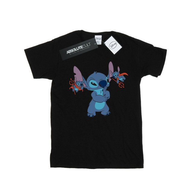 Li-cense Disney heren lilo en stitch kleine duivels t-shirt UTBI19165_black large