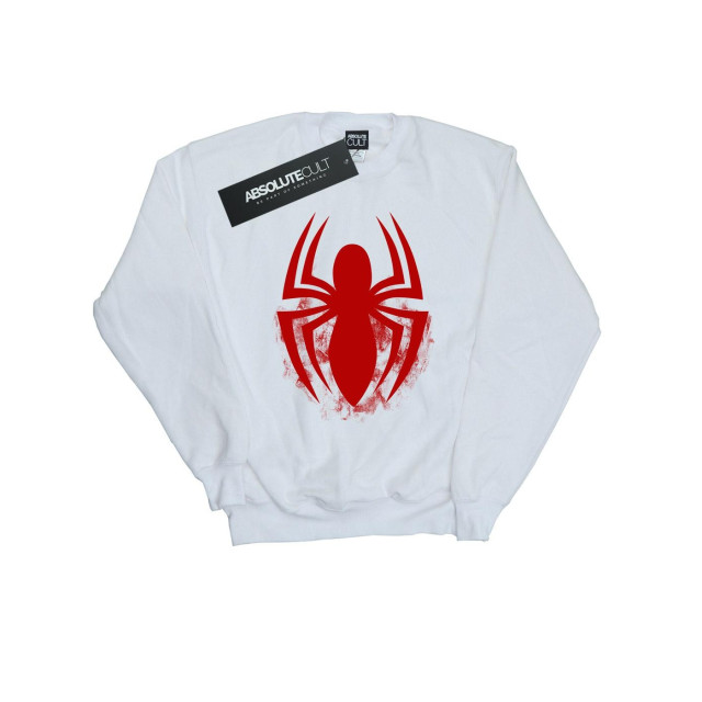 Li-cense Spider-man heren embleem logo sweatshirt UTBI1861_white large