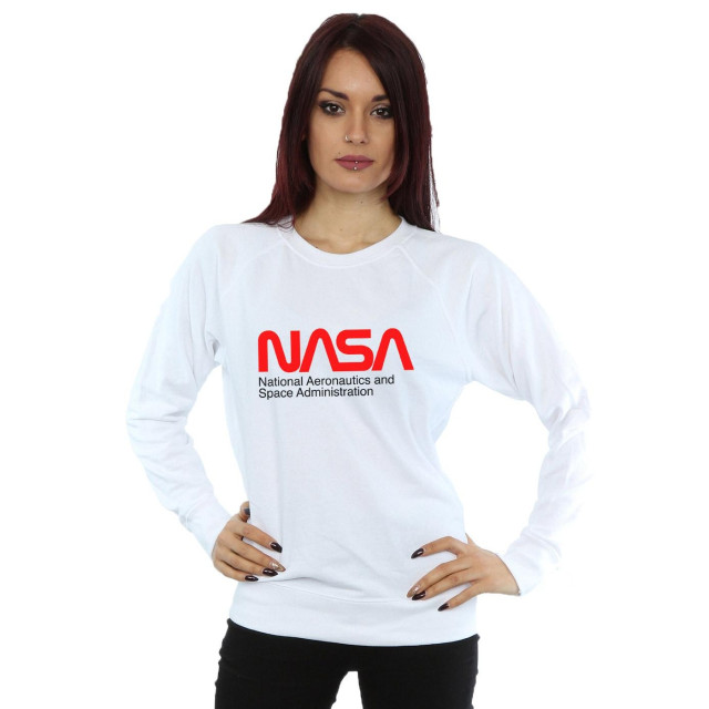 Li-cense Nasa dames luchtvaart en ruimte sweatshirt UTBI48310_white large