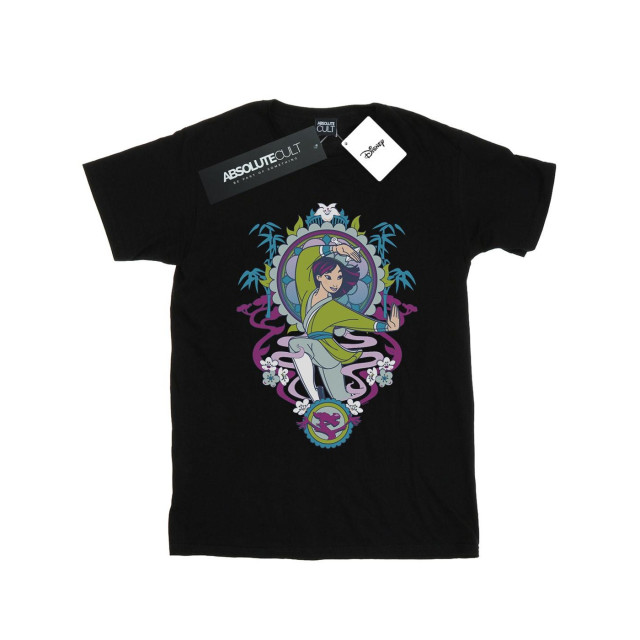 Li-cense Disney heren mulan ornamental t-shirt UTBI19842_black large
