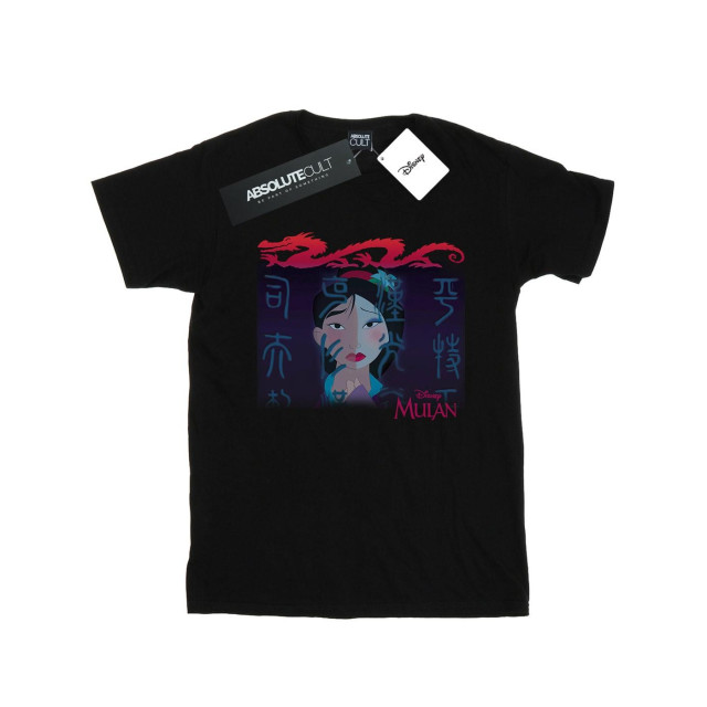 Li-cense Disney heren mulan geisha gezicht t-shirt UTBI19843_black large