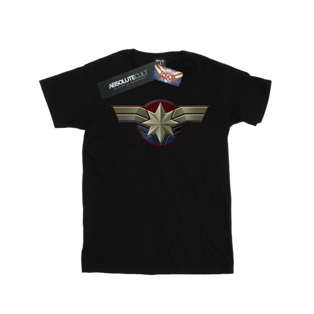 Li-cense Marvel heren captain borstembleem t-shirt UTBI20226_black large