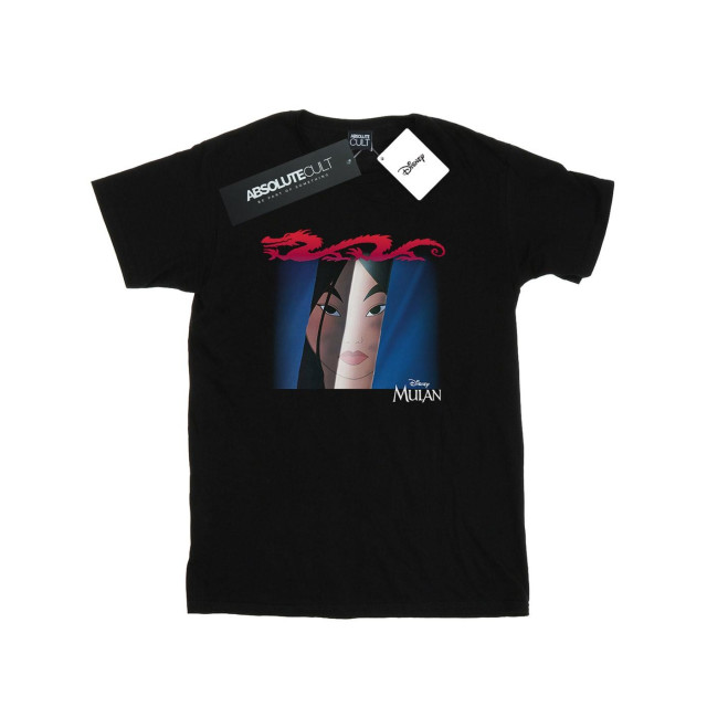 Li-cense Disney heren mulan gezicht peep t-shirt UTBI19469_black large