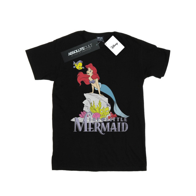 Li-cense Disney heren de kleine zeemeermin zeevriend t-shirt UTBI19787_black large