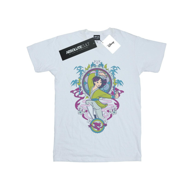 Li-cense Disney heren mulan ornamental t-shirt UTBI19842_white large