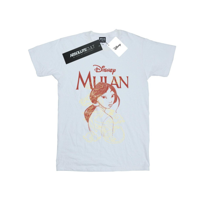 Li-cense Disney heren mulan draak schets t-shirt UTBI19817_white large