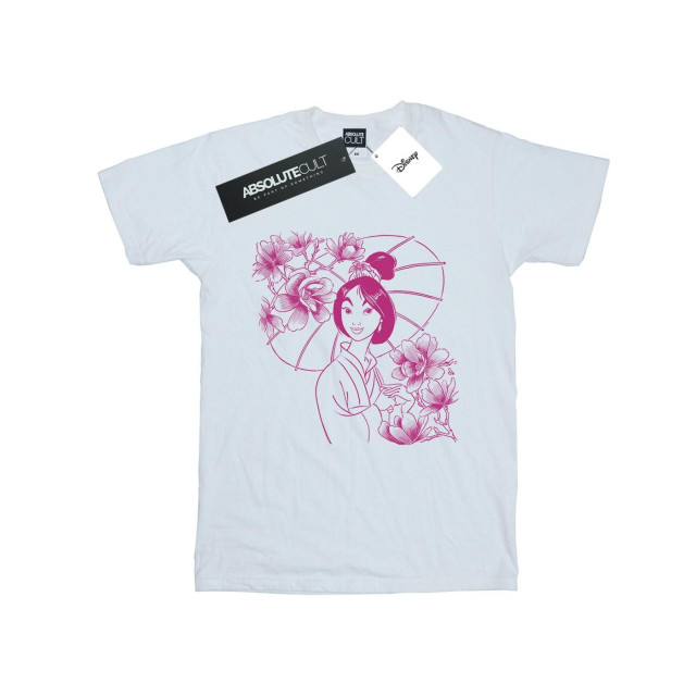 Li-cense Disney heren mulan mono magnolia t-shirt UTBI19789_white large
