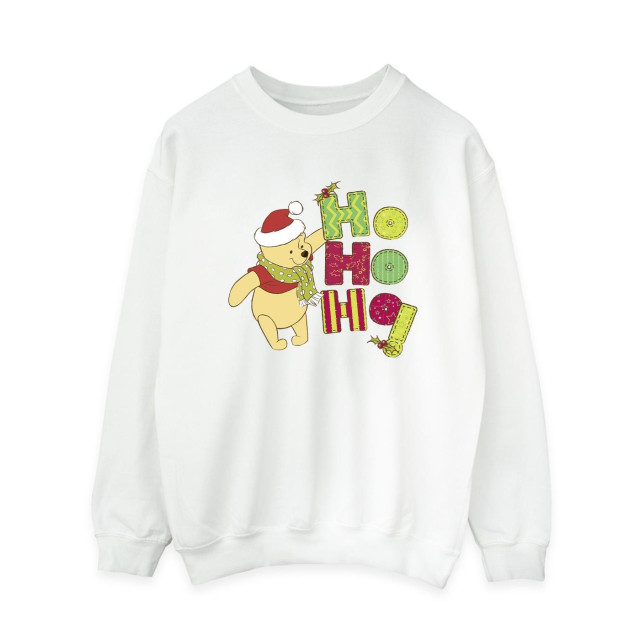 Li-cense Disney dames winnie the pooh ho ho ho sjaal sweatshirt UTBI43060_white large