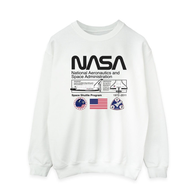 Li-cense Nasa dames space admin sweatshirt UTBI42638_white large