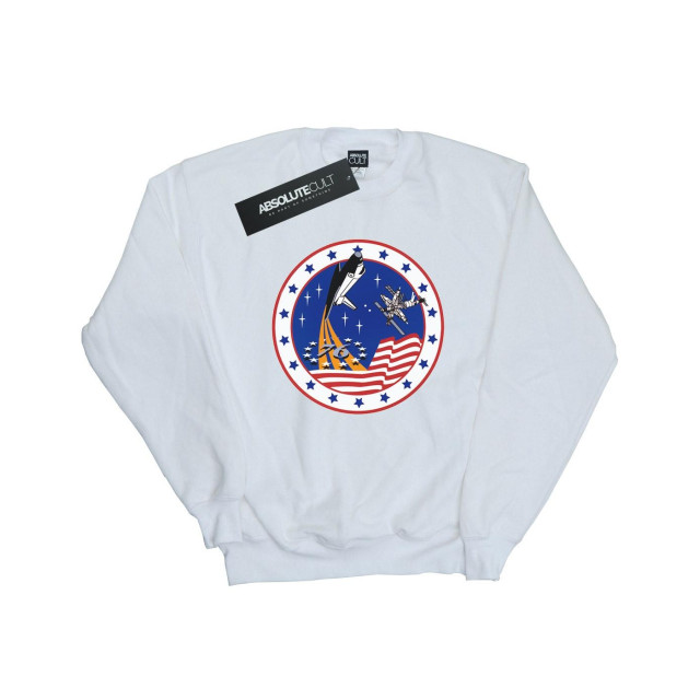 Li-cense Nasa dames klassiek raket 76 sweatshirt UTBI42599_white large