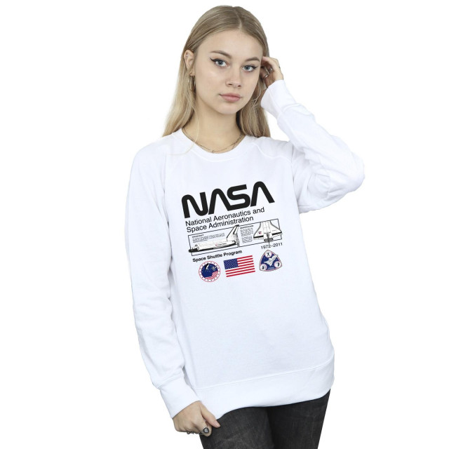 Li-cense Nasa dames space admin sweatshirt UTBI42638_white large