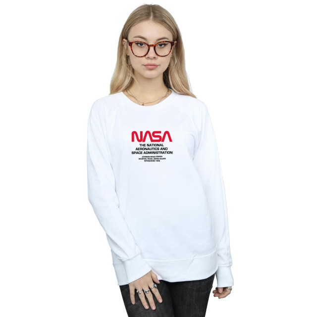 Li-cense Nasa dames worm blurb sweatshirt UTBI42654_white large