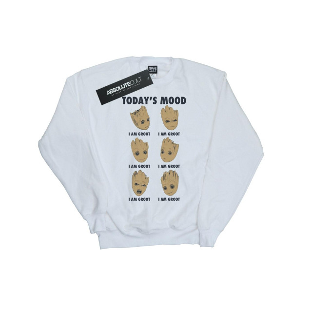Li-cense Guardians of the galaxy dames today's mood groot sweatshirt UTBI1918_white large