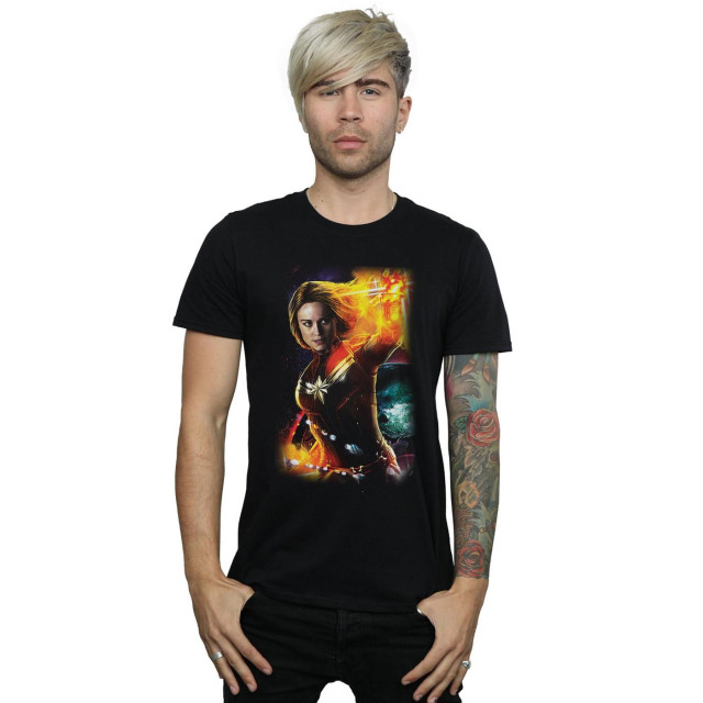 Li-cense Marvel heren captain galactic shine t-shirt UTBI20293_black large