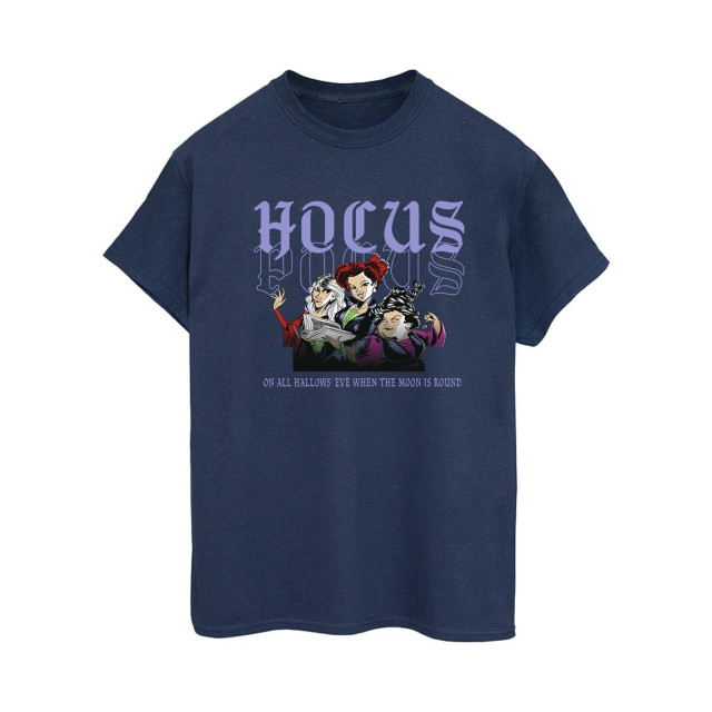 Li-cense Disney dames hocus pocus hallows eve katoenen vriendje t-shirt UTBI20247_navyblue large