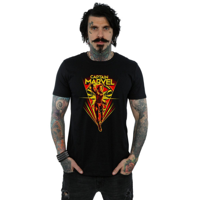 Li-cense Marvel heren captain flying v t-shirt UTBI20272_black large