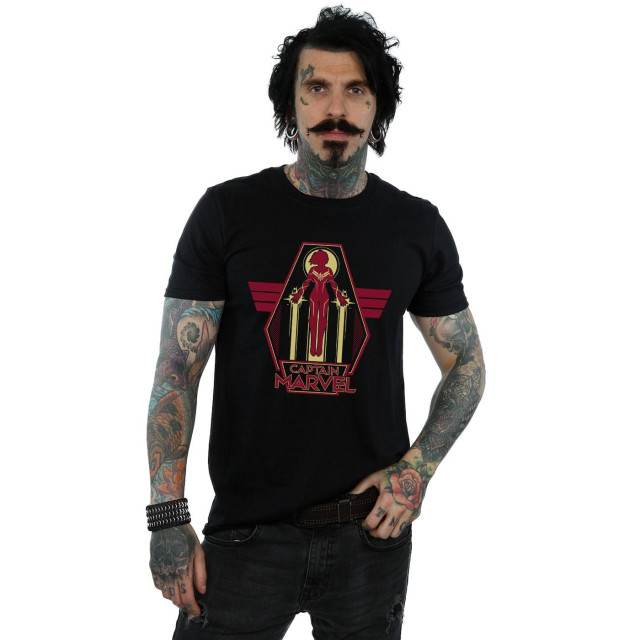 Li-cense Marvel heren captain flying warrior t-shirt UTBI20273_black large