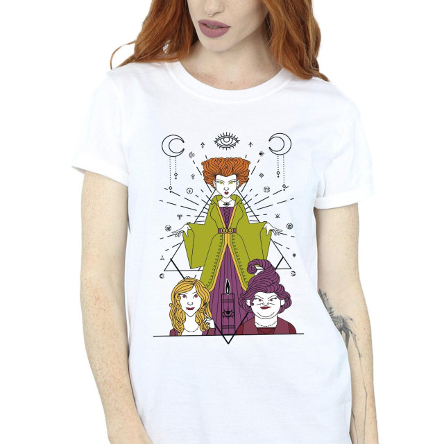 Li-cense Disney dames hocus pocus candle katoenen vriendje t-shirt UTBI20319_white large