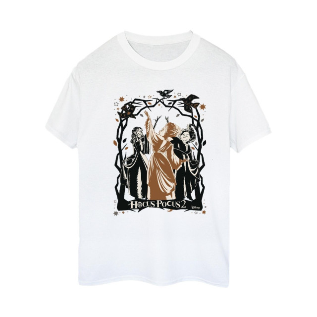Li-cense Disney dames hocus pocus vogels katoenen vriendje t-shirt UTBI20246_white large